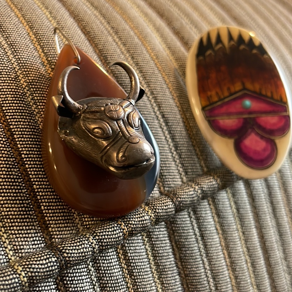 Southwest charm and brooch 🌅